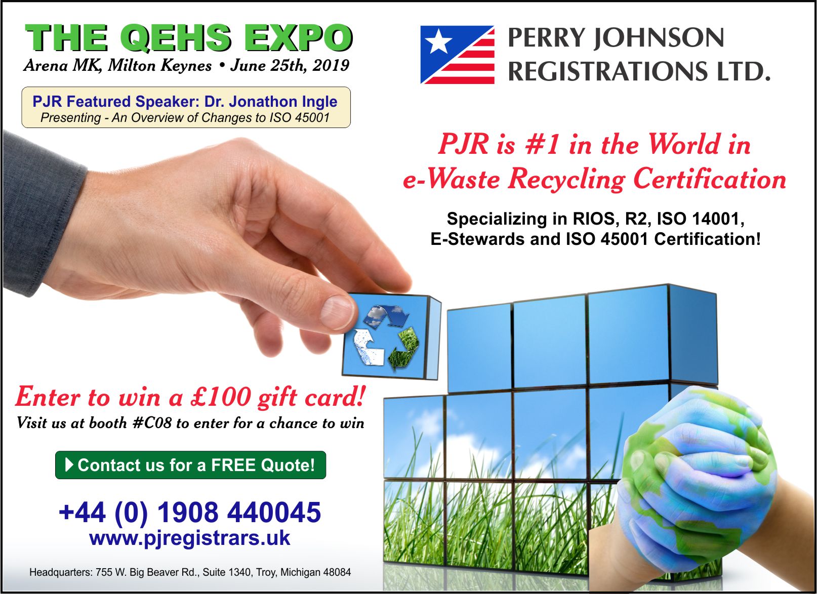 Free Quote with Perry Johnson Registrars Ltd.